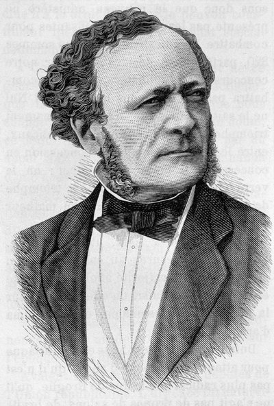 Portrait de Buffet. Gravure de la fin du XIXe siècle dans "Histoire de France" par H. Martin - Unknown artist