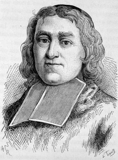Portrait du Cardinal Fleury (1653 - 1743). Gravure de la fin du XIXe siècle dans « Histoire de France » par H. Martin. - Unknown artist