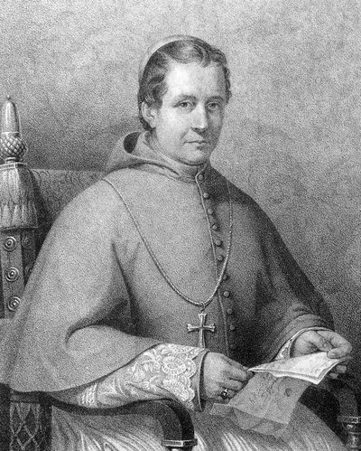 Portrait du cardinal Giovanni Maria Mastai Ferretti, pape Pie IX de 1846 à 1878 - Unknown artist