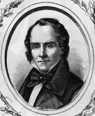 Portrait de Casimir Delavigne, poète et dramaturge français (1793 - 1843) gravure de 1866. - Unknown artist