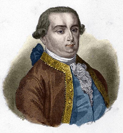 Portrait de Cesare Bonesana, Marquis de Beccaria (1738 - 1794), juriste italien - Unknown artist