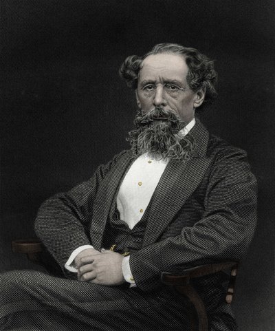 Portrait de Charles Dickens (1812-1870), écrivain anglais - Unknown artist