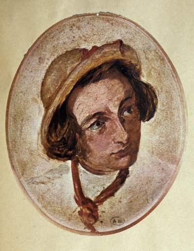 Portrait de Charles Dickens jeune, v.1840 - Unknown artist