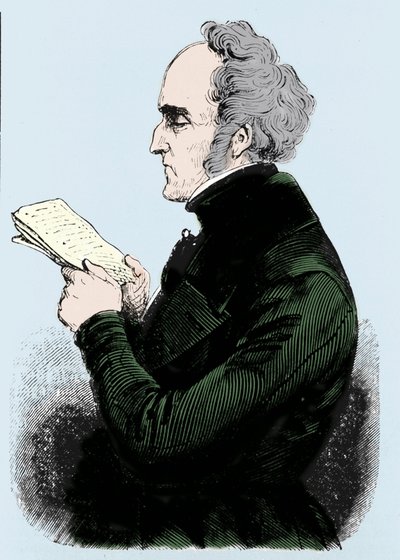 Portrait de Charles Fourier (1772-1837), théoricien socialiste français - Unknown artist