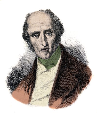 Portrait de Charles Fourier (1772-1837), théoricien socialiste français - Unknown artist