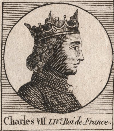 Portrait de Charles VII (1403-1461), roi de France - Unknown artist
