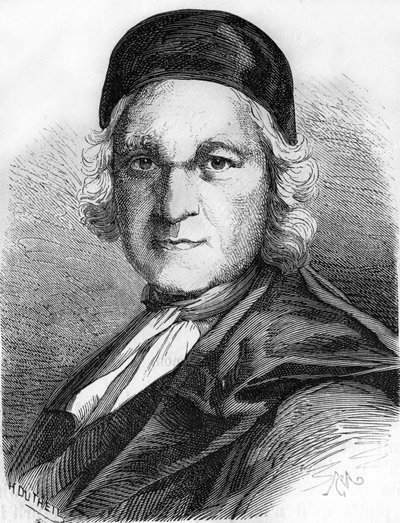 Portrait de Charles de Marguetel de Saint-Denis de Saint-Évremond (1613-1703), écrivain français. - Unknown artist
