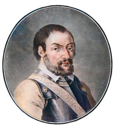 Portrait du Chevalier de Bayard (Pierre Terrail, seigneur de Bayard) (1475-1524), soldat français - Unknown artist