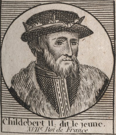Portrait de Childebert II - Unknown