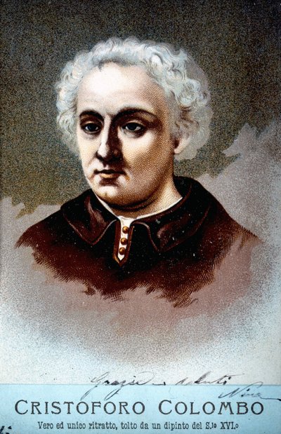 Portrait de Christophe Colomb - Unknown artist