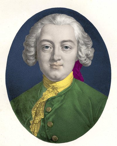 Portrait de Claude Adrien Helvétius (1715 - 1771) philosophe français. - Unknown artist