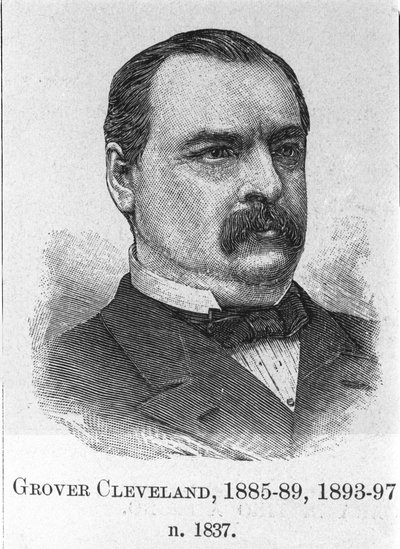 Portrait de Cleveland Grover (1837 - 1908), homme d