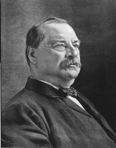Portrait de Cleveland Grover (1837 - 1908), homme d