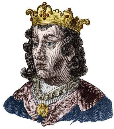 Portrait de Clotaire III (652 - 673), roi de Neustrie et de Bourgogne. - Unknown artist