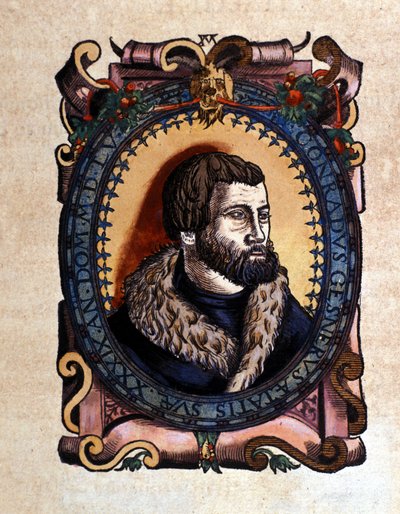 Portrait de Conrad Gesner (1516 - 1565) médecin zurichois après l