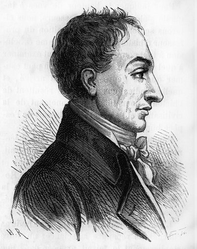 Portrait de Constantin François de Chasseboeuf Comte de Volney - dans « Histoire de France » par Henri Martin, XIXe siècle. - Unknown artist