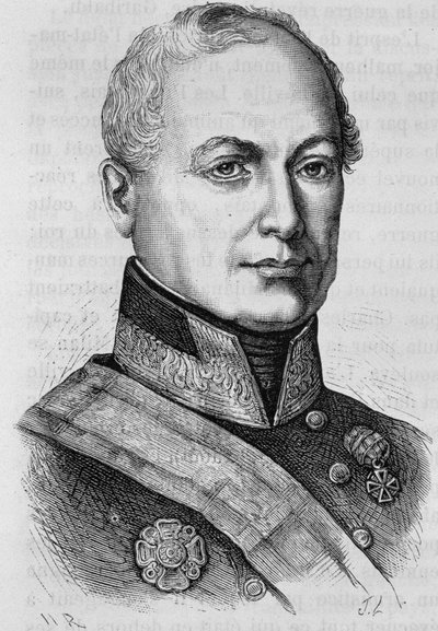 Portrait du Comte Joseph Radetzky (1766 - 1858). Gravure de la fin du XIXe siècle dans « Histoire de France » par H. Martin. - Unknown artist