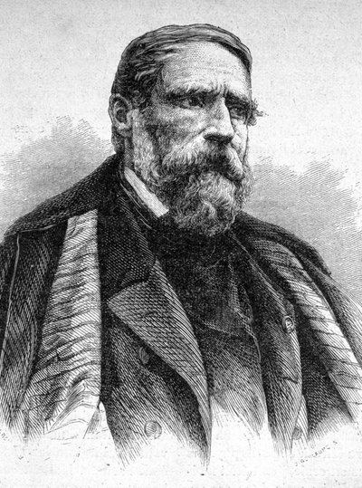 Portrait de Decamps, peintre français (1803 - 1860) - dans "Les Contemporains", n.d. fin 19e siècle (gravure) - Unknown artist