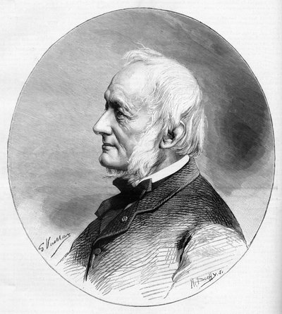 Portrait de Désiré Nisard (1806-1888) écrivain et membre de l