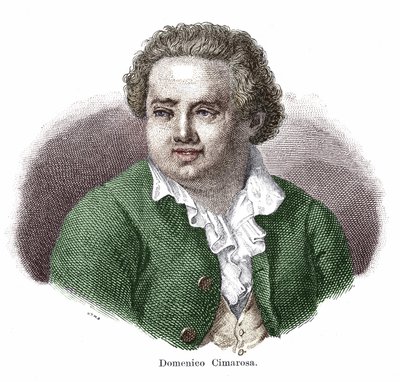 Portrait de Domenico Cimarosa (1749 -1801), compositeur italien - Unknown artist