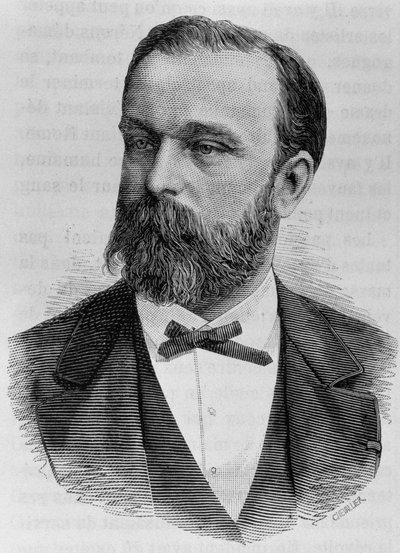 Portrait de Drouardel. Gravure de la fin du XIXe siècle dans "Histoire de France" par H. Martin - Unknown artist