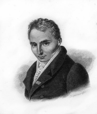 Portrait de Ferdinand Herold (1791-1833), compositeur français - gravure du 19ème siècle - Unknown artist