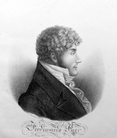 Portrait de Ferdinando Paer. Compositeur italien (1771-1839) - Unknown artist