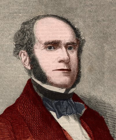 Portrait de Fitz-Greene Halleck (1790-1867), poète américain. Gravure dans The Illustrated London News du 23 janvier 1858. - Unknown artist