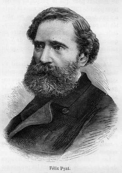 Portrait de Félix Pyat, écrivain, journaliste et homme politique français. 1810-1889 - Unknown artist