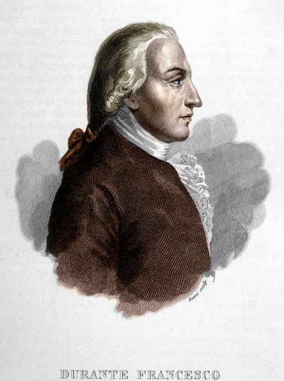 Portrait de Francesco Durante. Musicien italien (Frattamaggiore) - Unknown artist