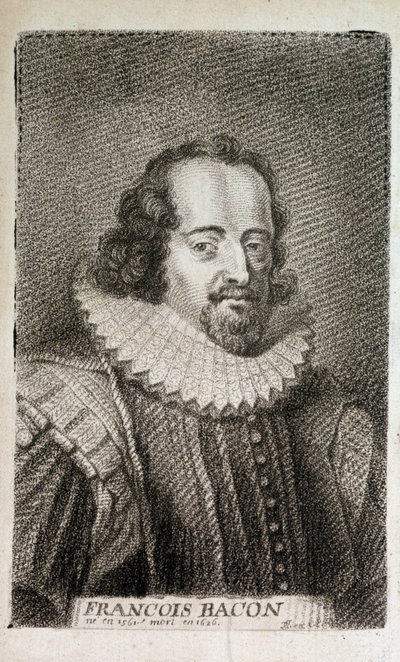 Portrait de Francis Bacon, philosophe anglais - Unknown artist