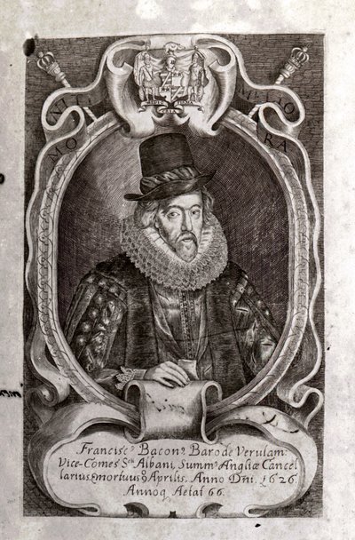 Portrait de Francis Bacon (1561 - 1626) - Unknown artist
