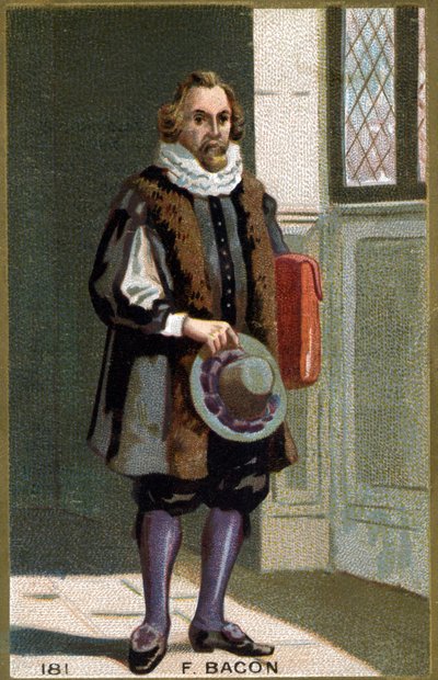 Portrait de Francis Bacon Baron Verulam (1561 - 1626) homme d