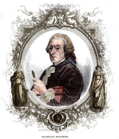 Portrait de François Boucher (1703-1770), peintre français. - Unknown artist