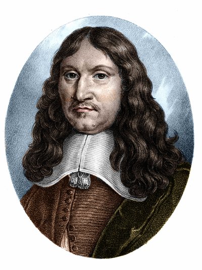 Portrait de François Eudes de Mézeray (1610-1683) historien français - Unknown artist