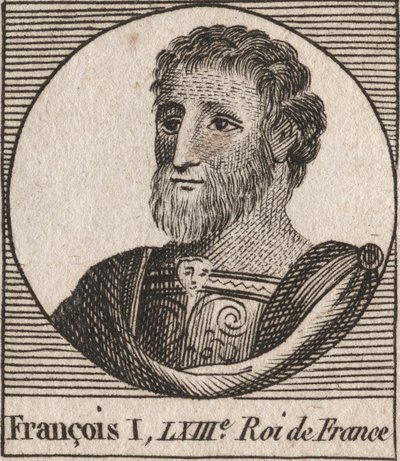 Portrait de François Ier (1494-1547), roi de France - gravure de « Instruction sur l