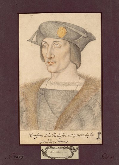 Portrait de François I de La Rochefoucauld, comte de La Rochefoucauld - Unknown artist