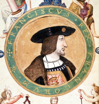 Portrait de François Ier, miniature du 16ème siècle - Unknown artist