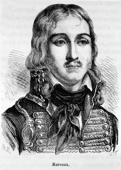 Portrait de François Séverin Desgraviers Marceau (1769-1796), général français - Unknown artist