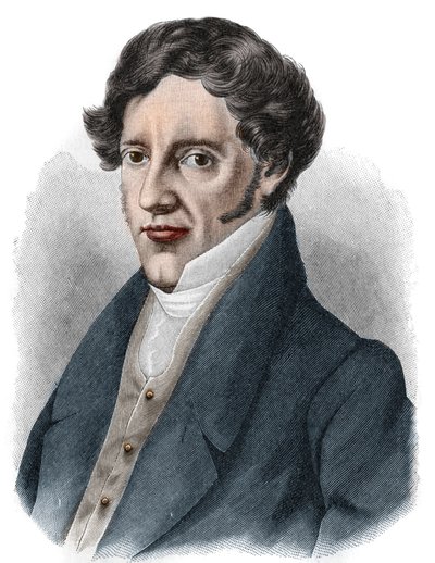 Portrait de Franz Grillparzer (1791-1872), dramaturge autrichien - Unknown artist