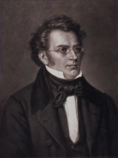 Portrait de Franz Schubert (gravure) - Unknown artist