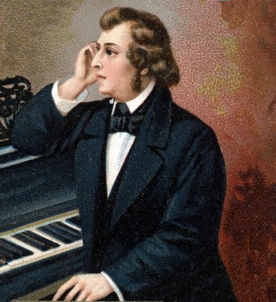 Portrait de Frédéric Chopin (1810 - 1849), compositeur polonais. - Unknown artist