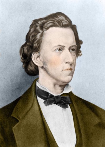 Portrait de Frédéric Chopin (1810-1849), compositeur polonais - Unknown artist