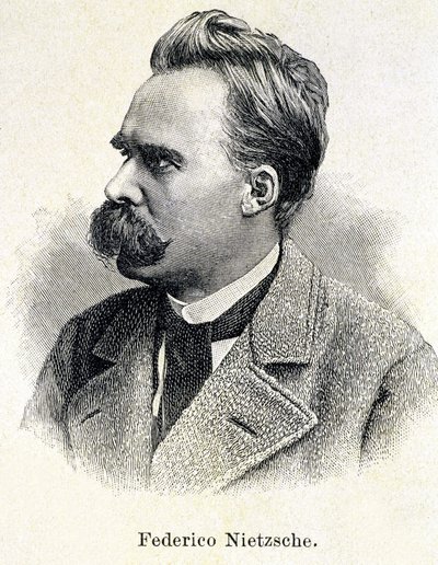 Portrait de Friedrich Nietzsche (1833 - 1900) - Unknown artist
