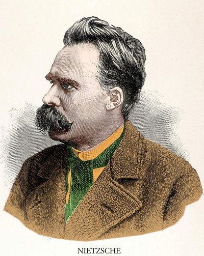Portrait de Friedrich Nietzsche (1844-1900). - Unknown artist