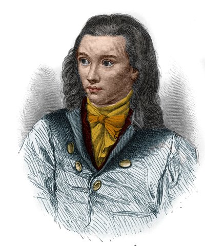 Portrait de Friedrich von Hardenberg, dit Novalis (1772-1801), poète allemand du mouvement romantique - Unknown artist