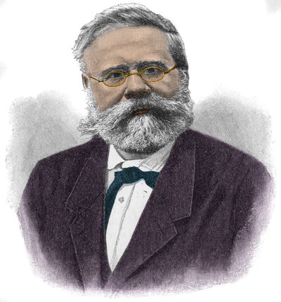 Portrait de Fritz Reuter (1810-1874) écrivain allemand - Unknown artist
