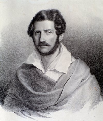 Portrait de Gaetano Donizetti (gravure) - Unknown artist