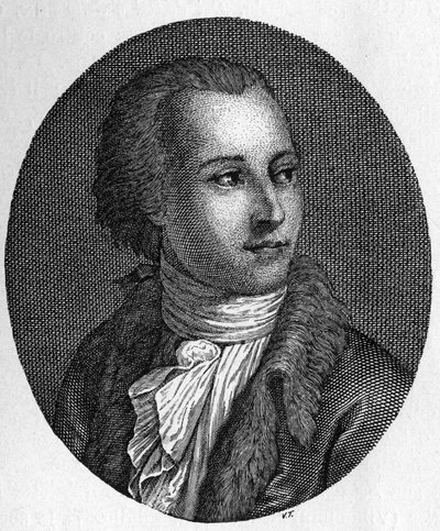 Portrait de Gaetano Filangeri (1752-1788). Juriste et pédagogue italien - Unknown artist