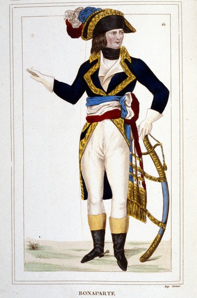 Portrait du général Napoléon Bonaparte (1769 - 1821) en uniforme - Unknown artist